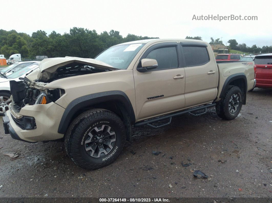 2019 Toyota Tacoma 4wd Sr/sr5/trd Sport Beige vin: 3TMCZ5AN7KM206426