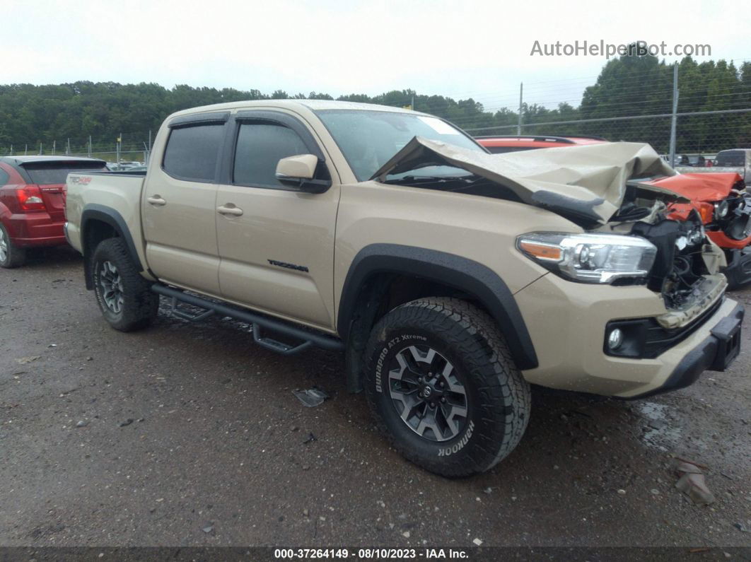 2019 Toyota Tacoma 4wd Sr/sr5/trd Sport Beige vin: 3TMCZ5AN7KM206426