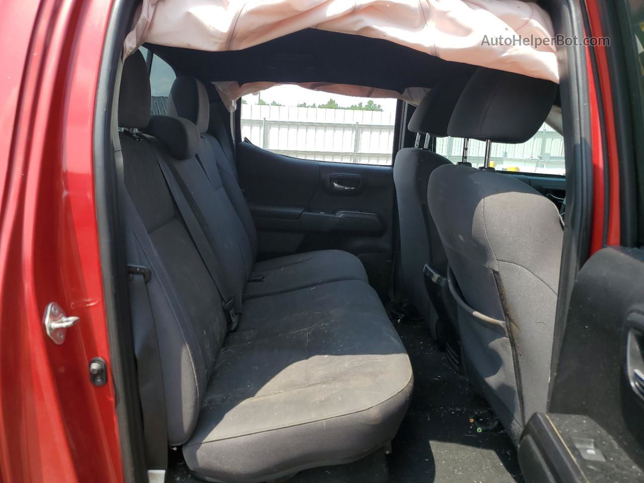 2019 Toyota Tacoma Double Cab Red vin: 3TMCZ5AN7KM231200