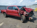 2019 Toyota Tacoma Double Cab Red vin: 3TMCZ5AN7KM231200