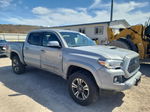 2019 Toyota Tacoma Double Cab Gray vin: 3TMCZ5AN7KM242391