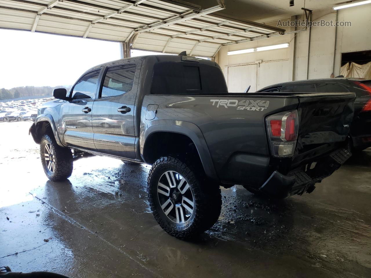 2019 Toyota Tacoma Double Cab Gray vin: 3TMCZ5AN7KM243962