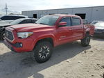 2019 Toyota Tacoma Double Cab Red vin: 3TMCZ5AN7KM271390