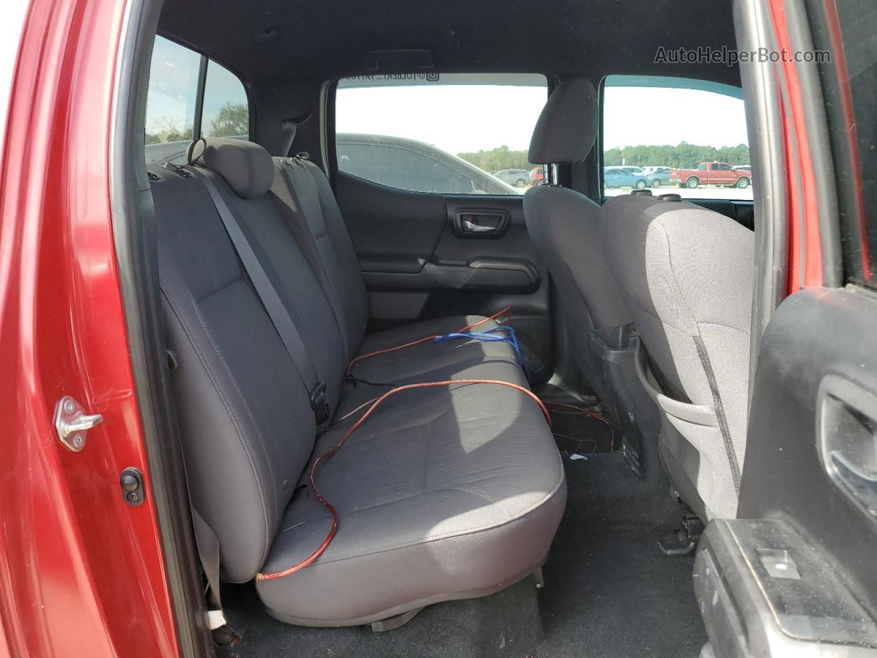 2019 Toyota Tacoma Double Cab Red vin: 3TMCZ5AN7KM271390