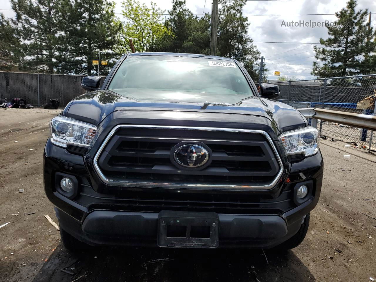 2020 Toyota Tacoma Double Cab Черный vin: 3TMCZ5AN7LM292337