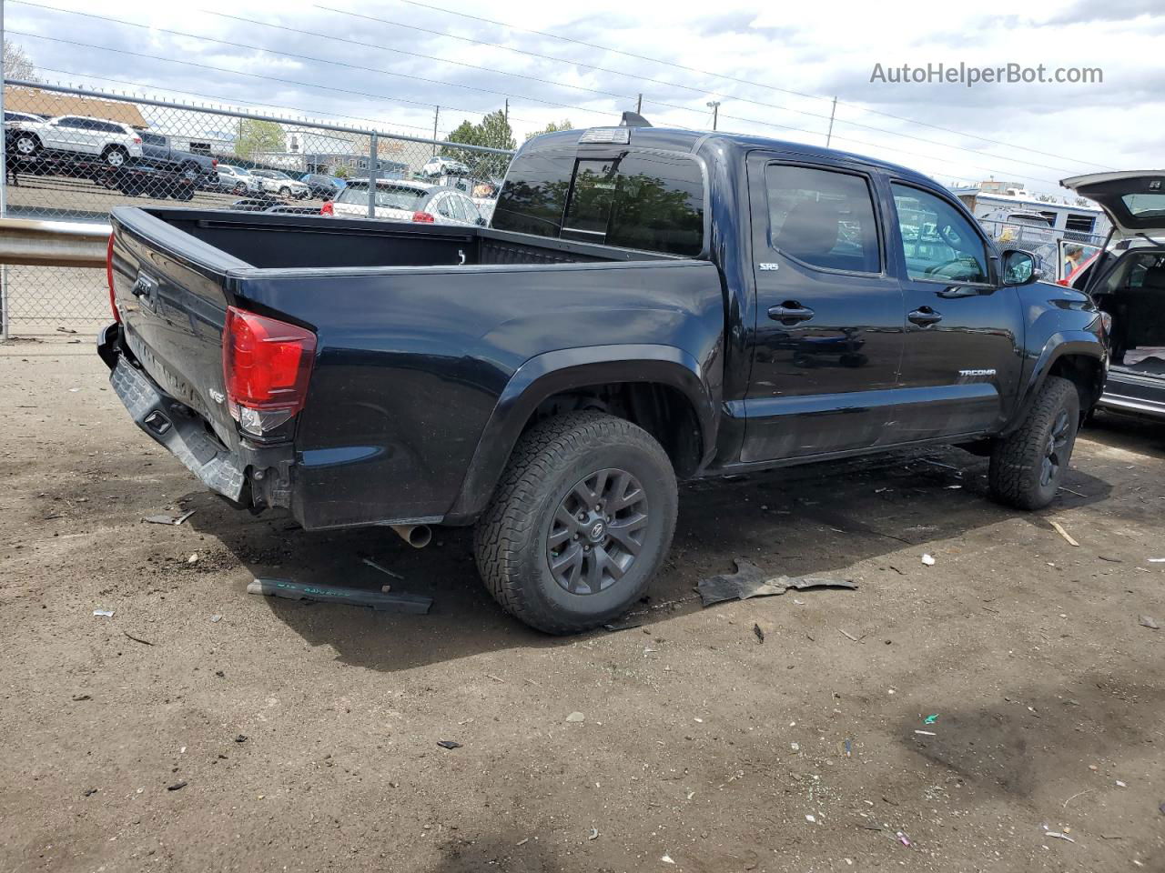 2020 Toyota Tacoma Double Cab Черный vin: 3TMCZ5AN7LM292337