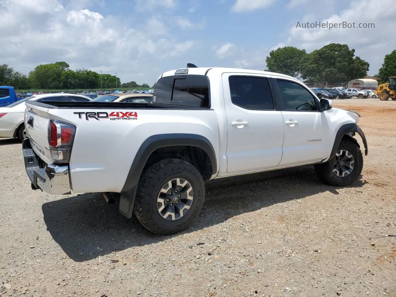 2020 Toyota Tacoma Double Cab White vin: 3TMCZ5AN7LM332691