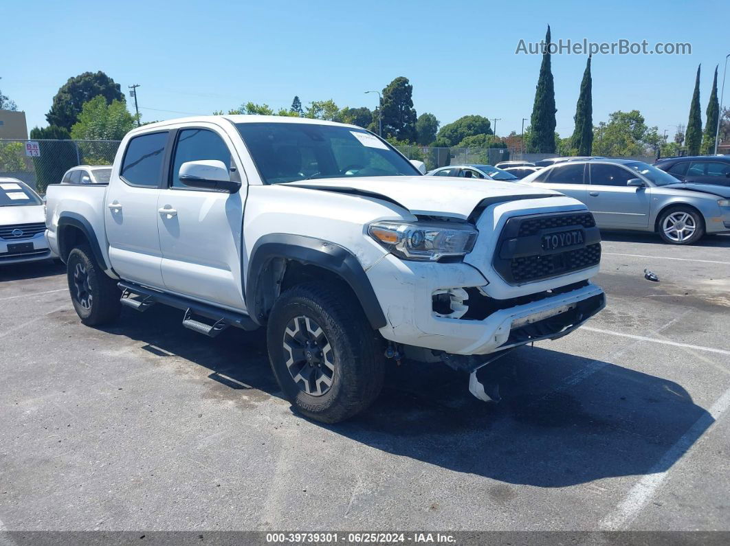 2020 Toyota Tacoma Trd Off-road White vin: 3TMCZ5AN7LM344081