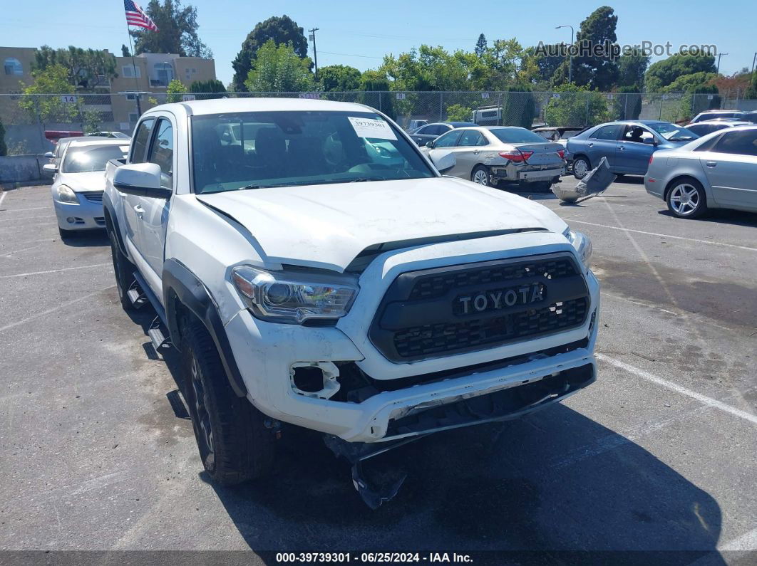 2020 Toyota Tacoma Trd Off-road White vin: 3TMCZ5AN7LM344081