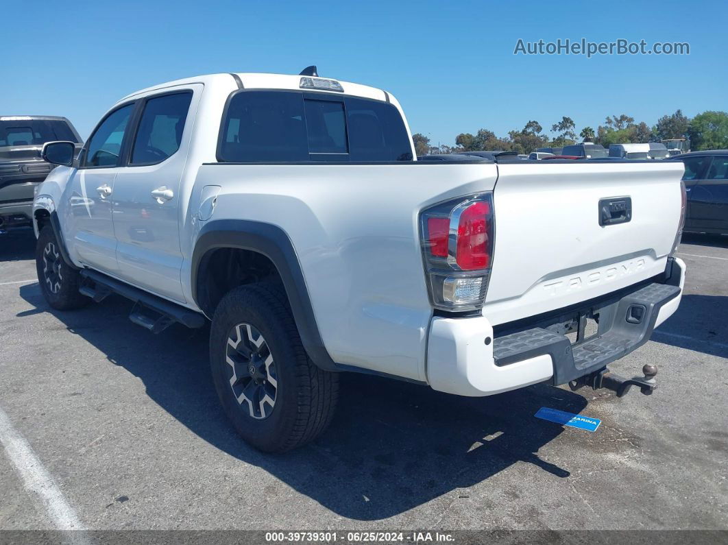 2020 Toyota Tacoma Trd Off-road White vin: 3TMCZ5AN7LM344081