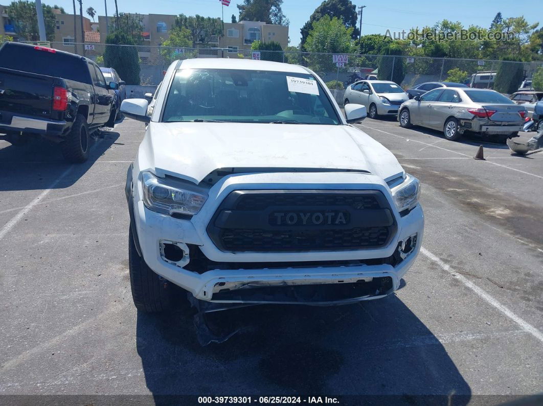 2020 Toyota Tacoma Trd Off-road White vin: 3TMCZ5AN7LM344081