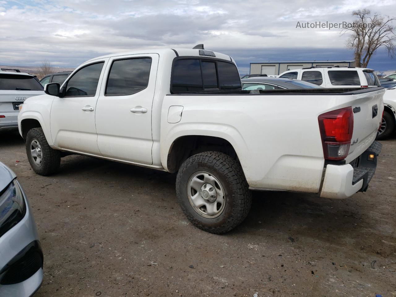 2020 Toyota Tacoma Double Cab White vin: 3TMCZ5AN7LM357865