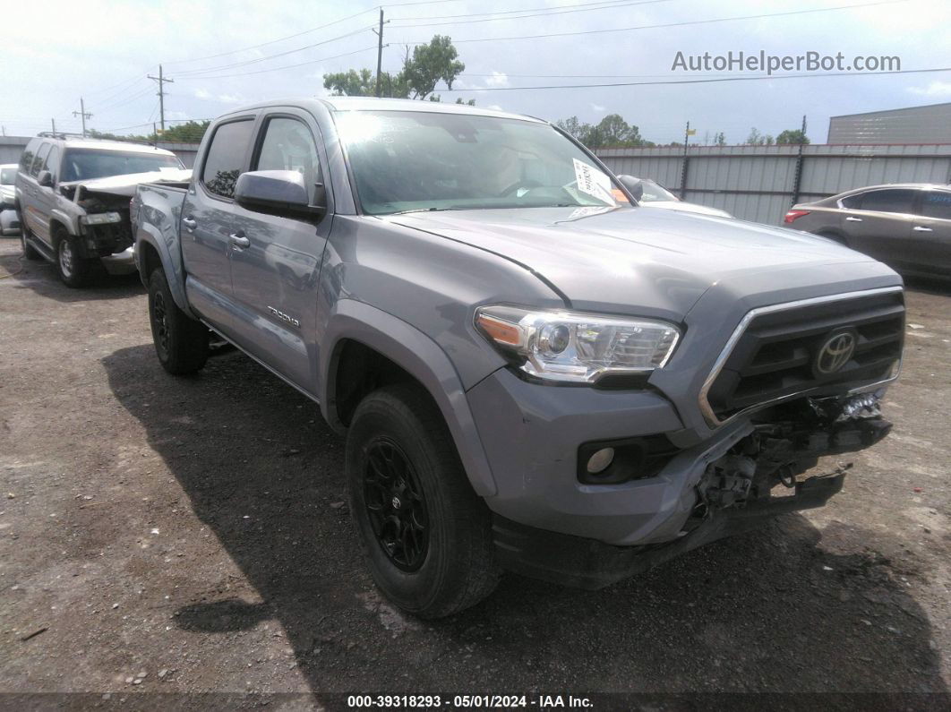 2020 Toyota Tacoma Sr5 V6 Gray vin: 3TMCZ5AN7LM368011