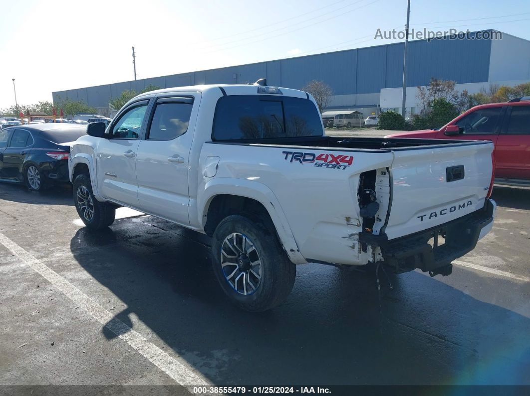 2021 Toyota Tacoma Trd Sport White vin: 3TMCZ5AN7MM394514