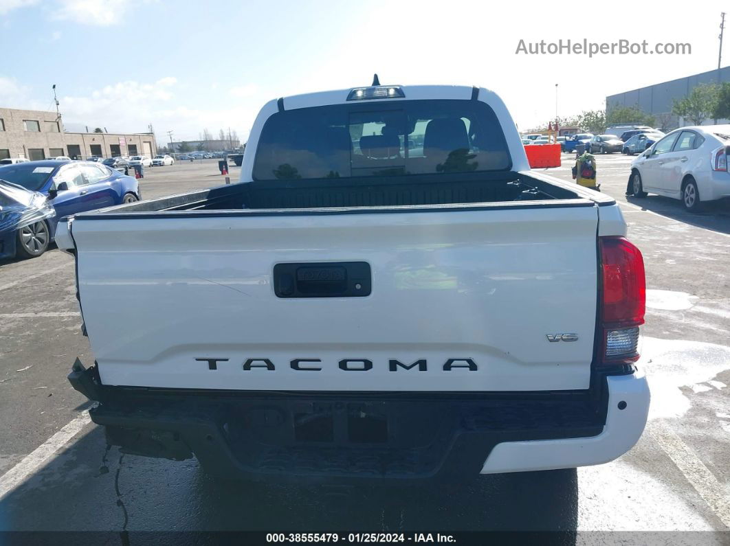 2021 Toyota Tacoma Trd Sport White vin: 3TMCZ5AN7MM394514