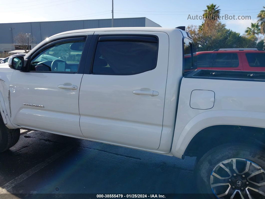 2021 Toyota Tacoma Trd Sport White vin: 3TMCZ5AN7MM394514