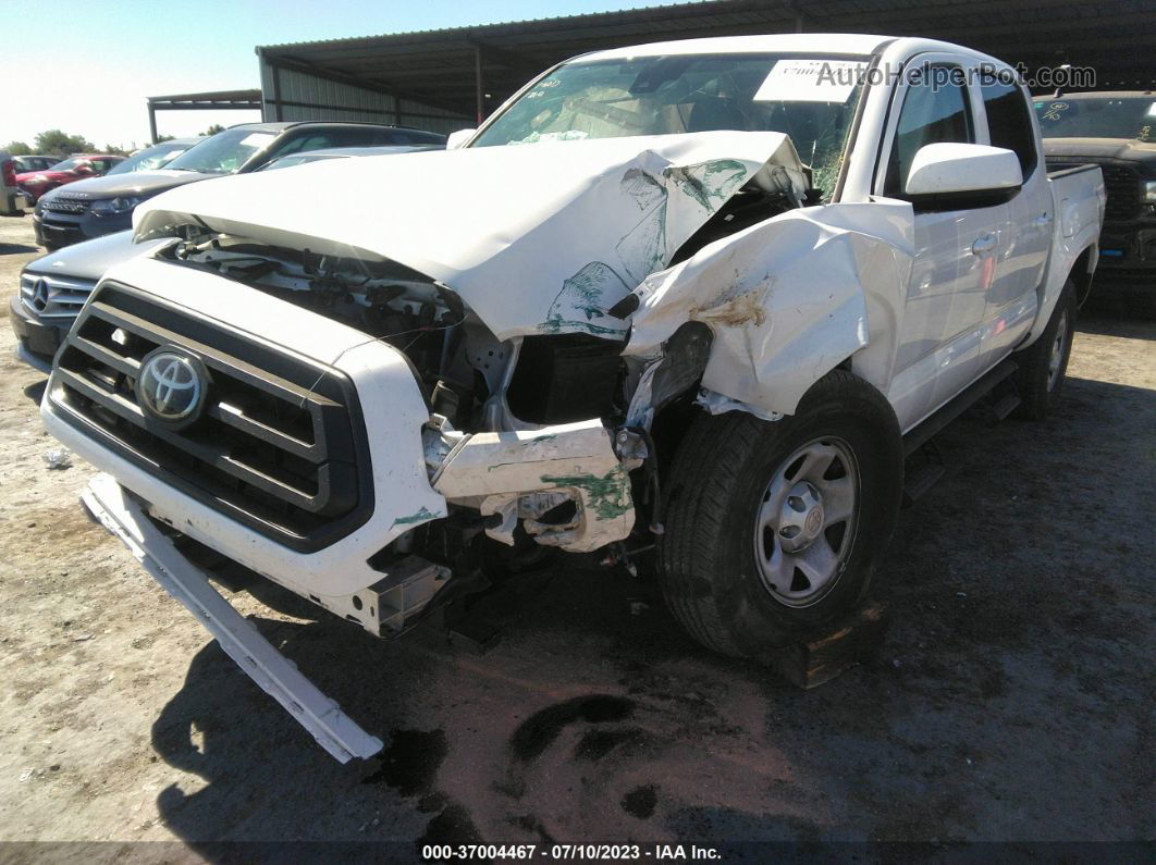 2021 Toyota Tacoma 4wd Sr/sr5/trd Sport White vin: 3TMCZ5AN7MM411960