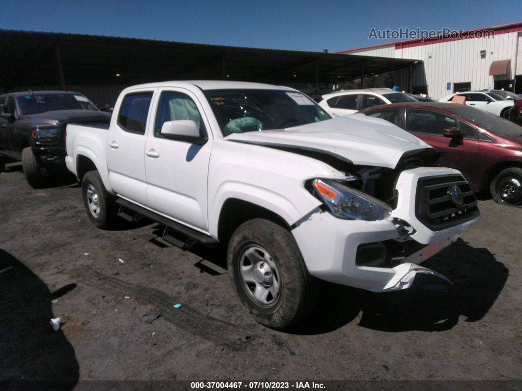 2021 Toyota Tacoma 4wd Sr/sr5/trd Sport White vin: 3TMCZ5AN7MM411960