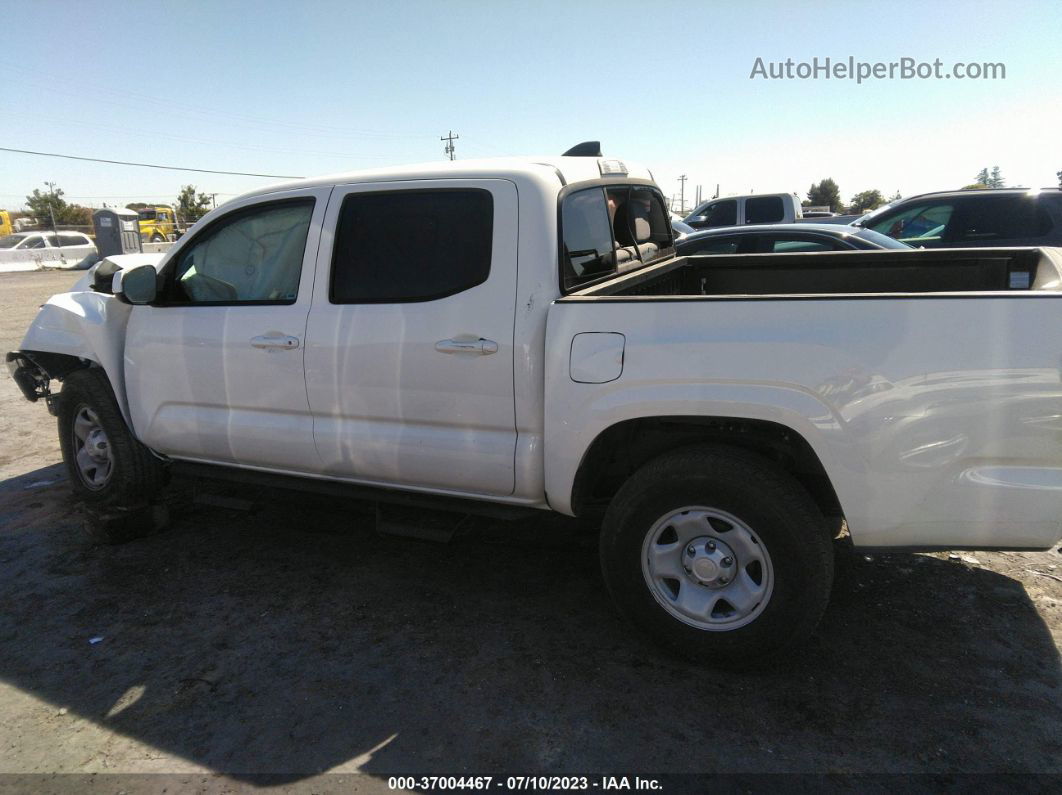 2021 Toyota Tacoma 4wd Sr/sr5/trd Sport White vin: 3TMCZ5AN7MM411960