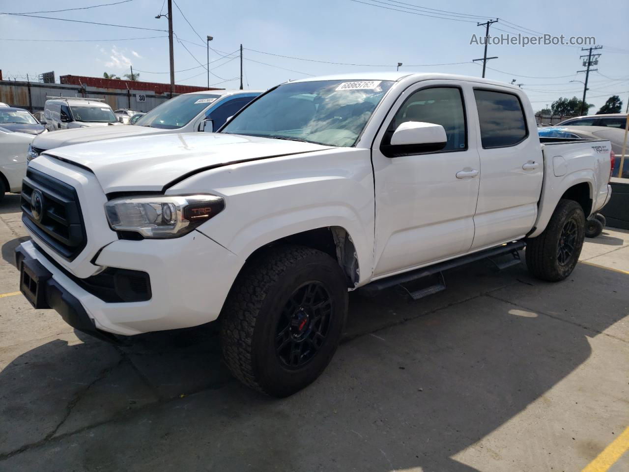 2021 Toyota Tacoma Double Cab Белый vin: 3TMCZ5AN7MM411960