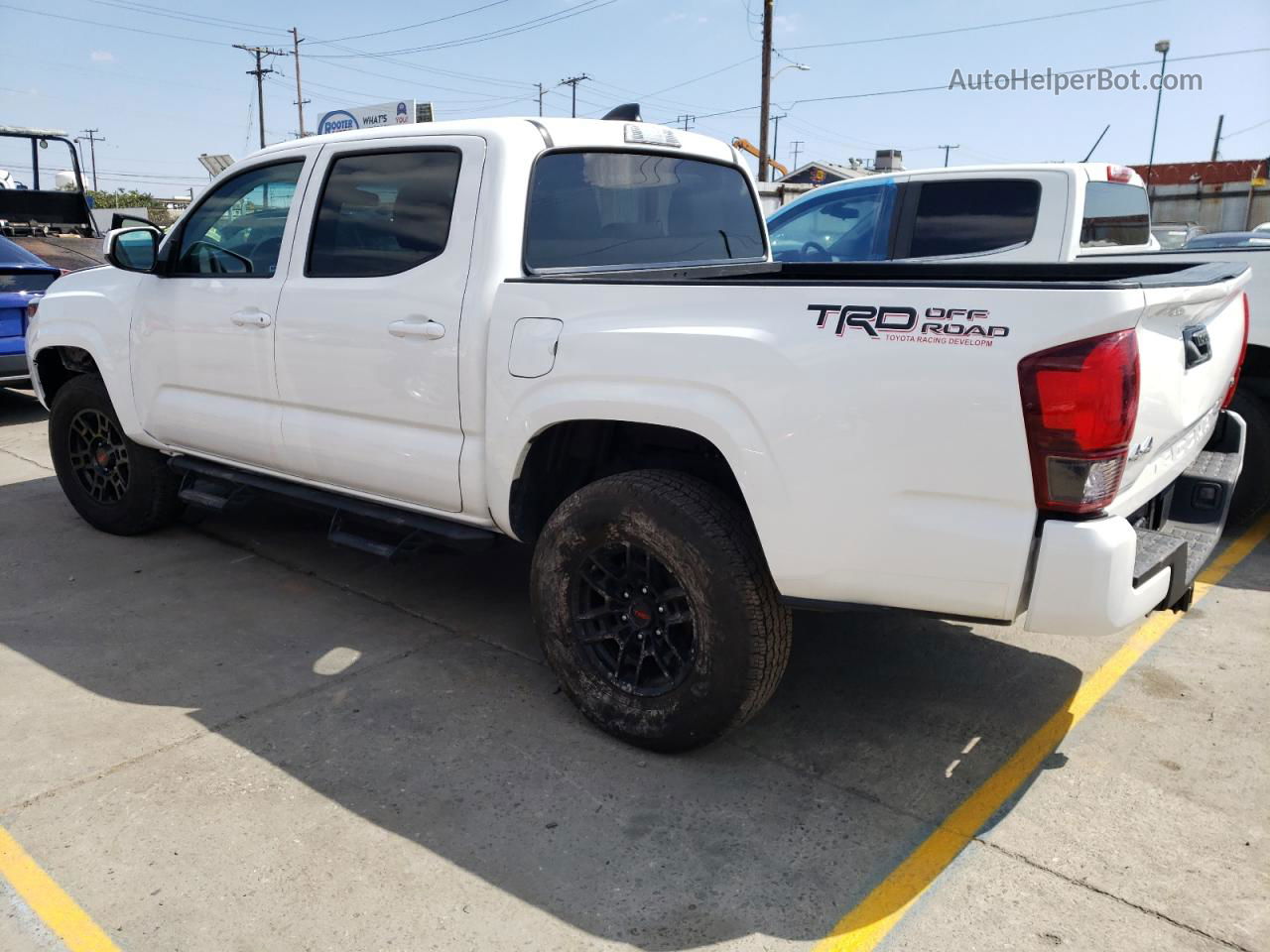 2021 Toyota Tacoma Double Cab White vin: 3TMCZ5AN7MM411960