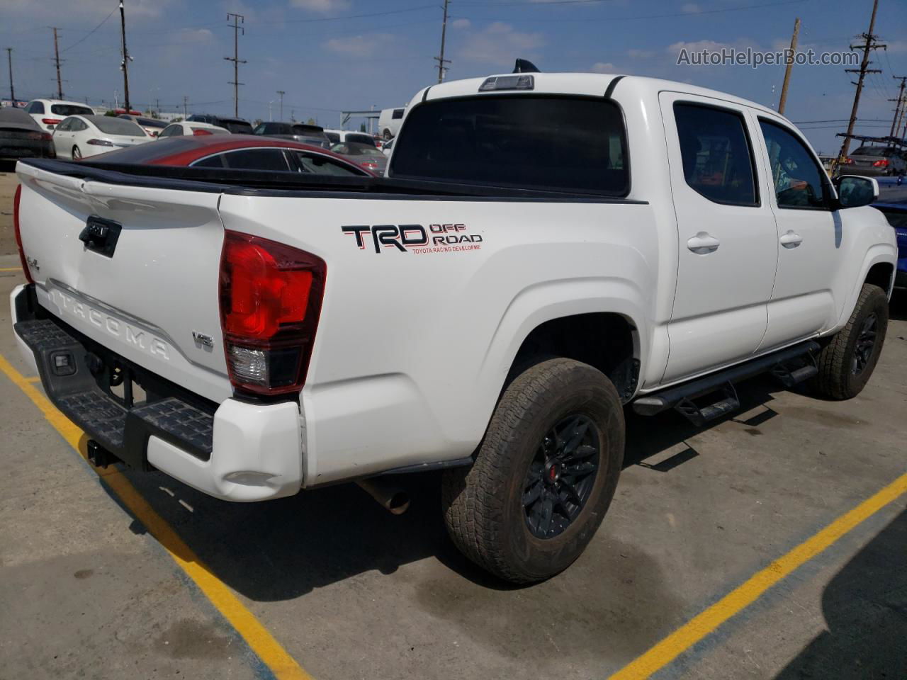 2021 Toyota Tacoma Double Cab Белый vin: 3TMCZ5AN7MM411960