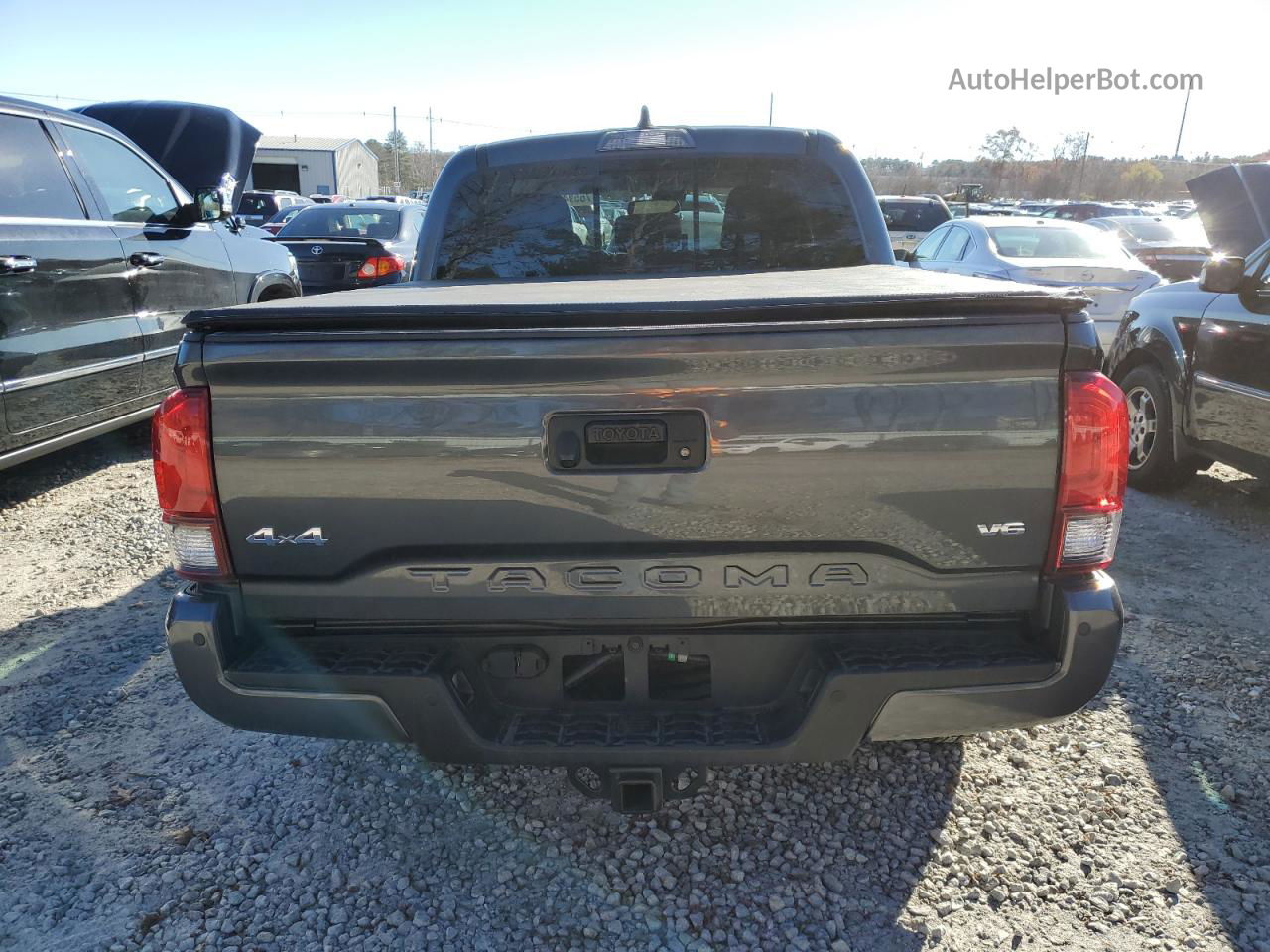 2021 Toyota Tacoma Double Cab Gray vin: 3TMCZ5AN7MM418231