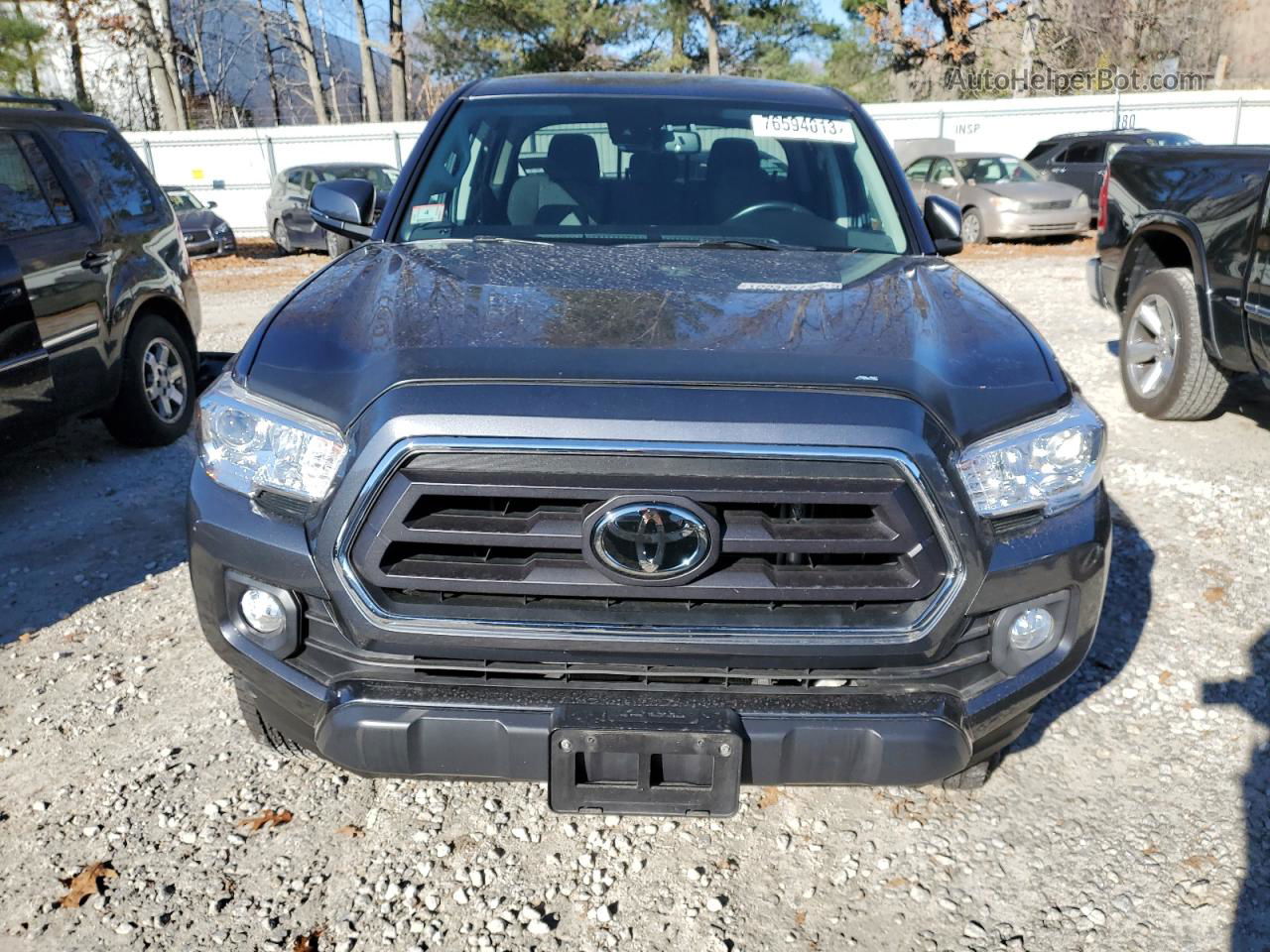 2021 Toyota Tacoma Double Cab Gray vin: 3TMCZ5AN7MM418231