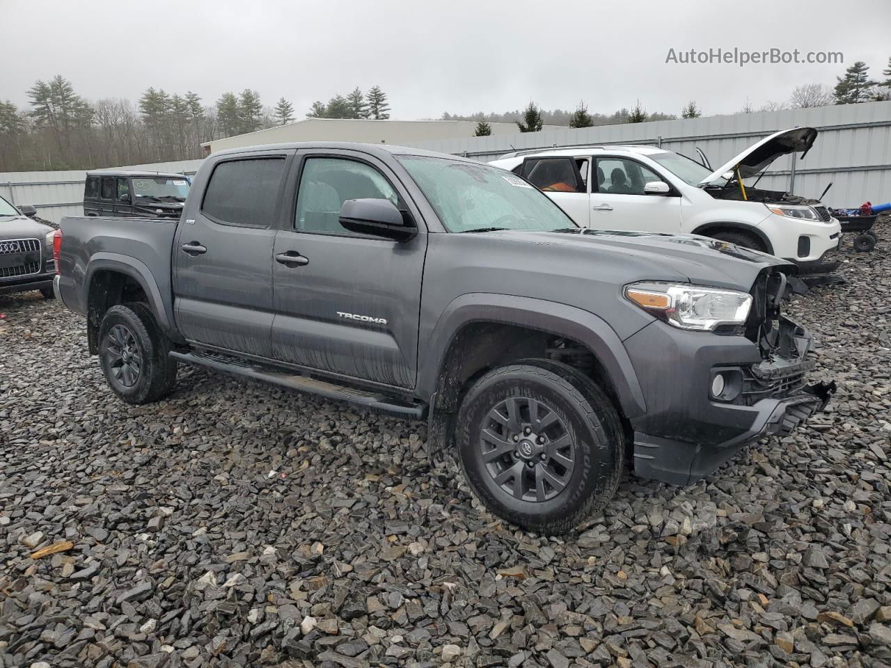 2021 Toyota Tacoma Double Cab Charcoal vin: 3TMCZ5AN7MM419072