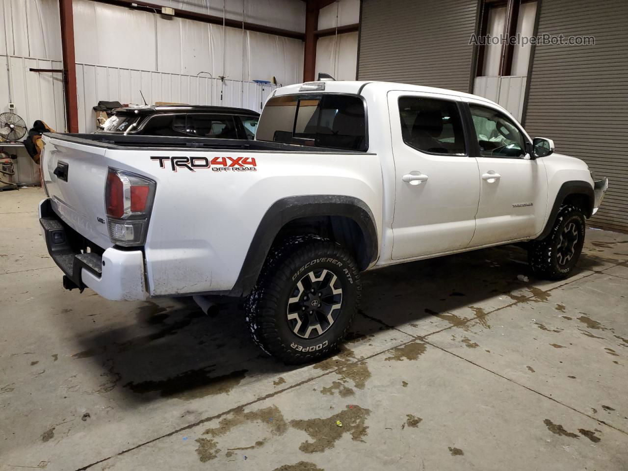 2021 Toyota Tacoma Double Cab White vin: 3TMCZ5AN7MM421548