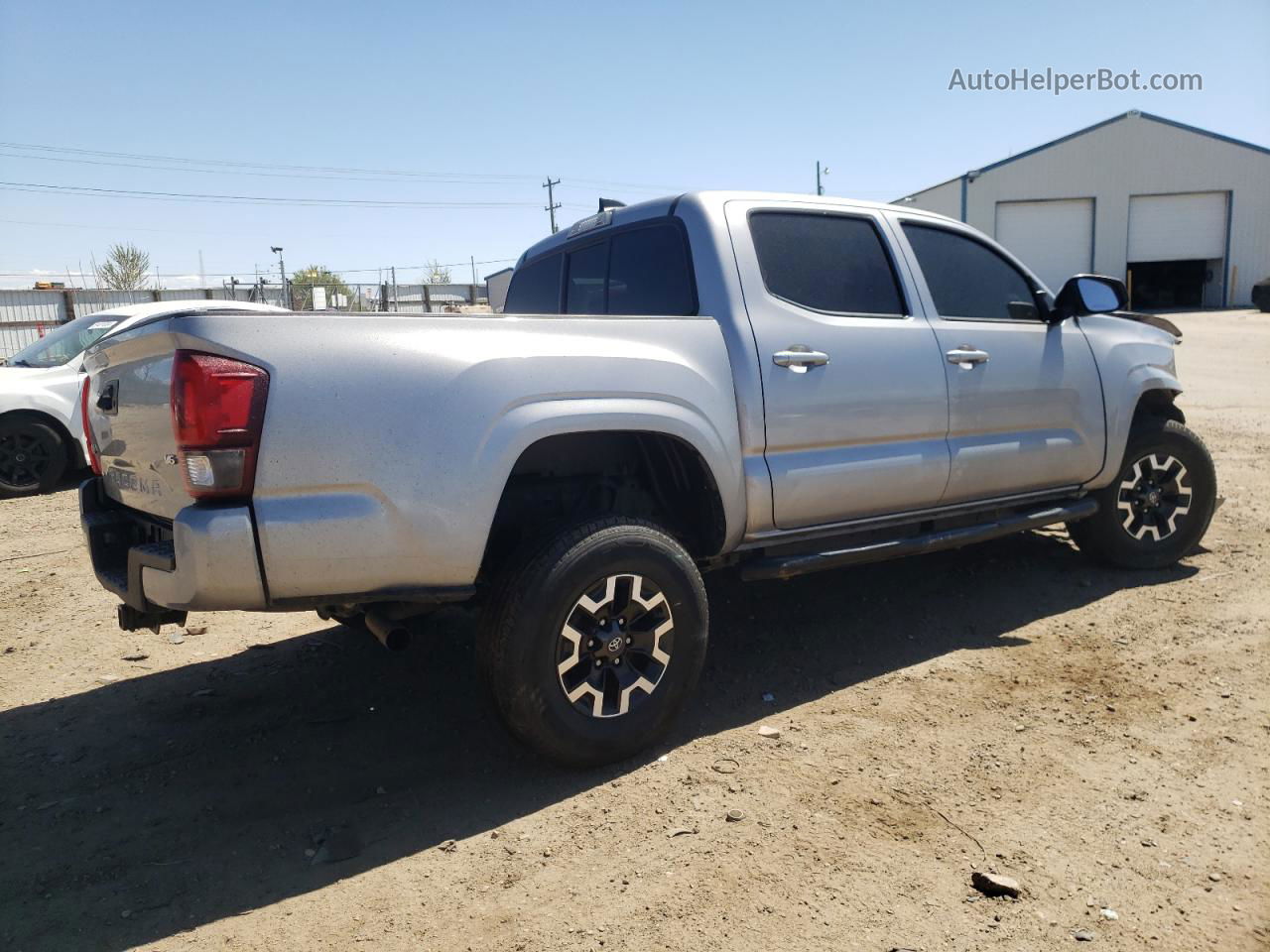 2021 Toyota Tacoma Double Cab Silver vin: 3TMCZ5AN7MM441380