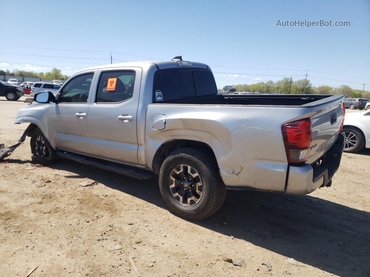 2021 Toyota Tacoma Double Cab Silver vin: 3TMCZ5AN7MM441380