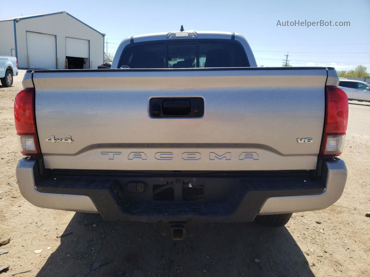 2021 Toyota Tacoma Double Cab Silver vin: 3TMCZ5AN7MM441380