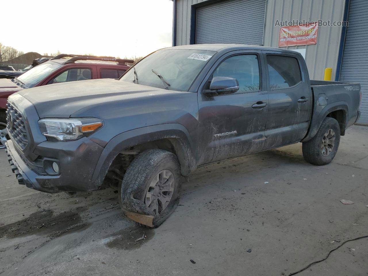 2021 Toyota Tacoma Double Cab Charcoal vin: 3TMCZ5AN7MM443257