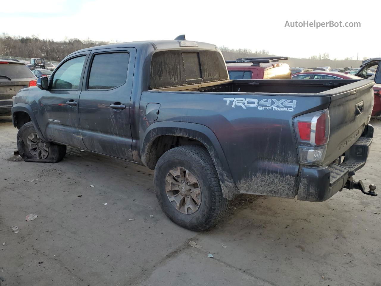 2021 Toyota Tacoma Double Cab Charcoal vin: 3TMCZ5AN7MM443257