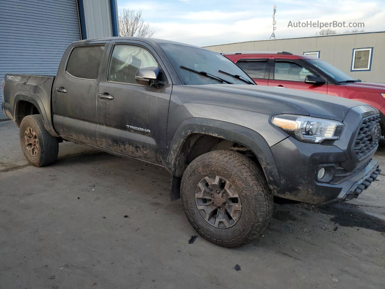 2021 Toyota Tacoma Double Cab Charcoal vin: 3TMCZ5AN7MM443257