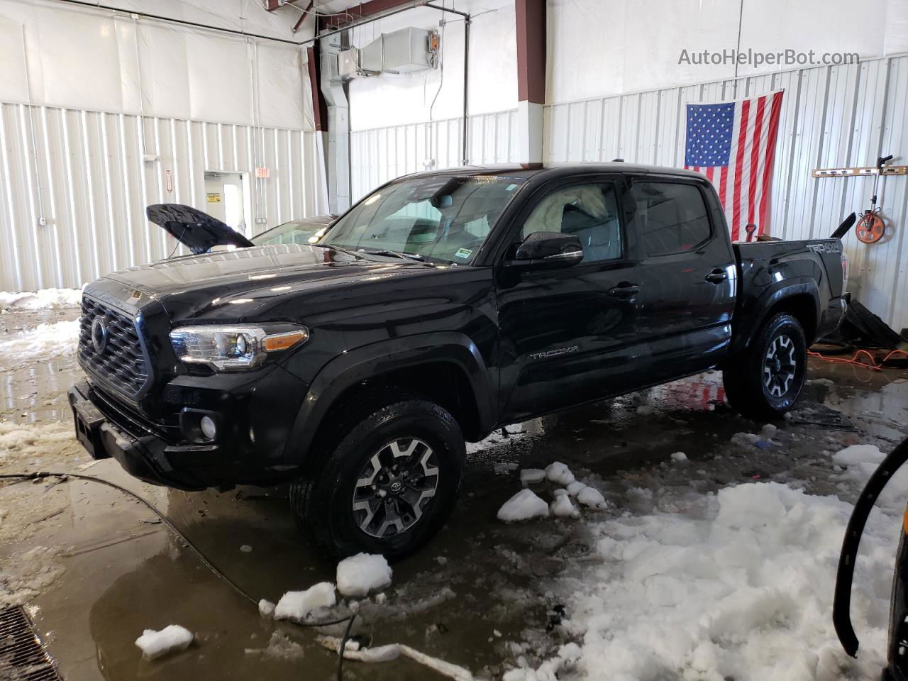 2021 Toyota Tacoma Double Cab Black vin: 3TMCZ5AN7MM444926