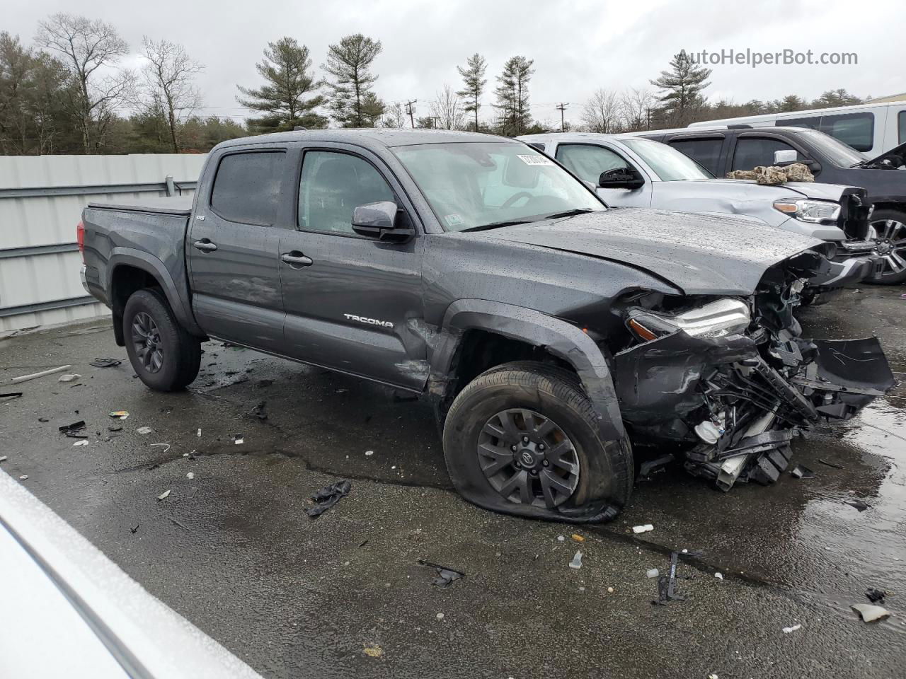 2021 Toyota Tacoma Double Cab Charcoal vin: 3TMCZ5AN7MM448152