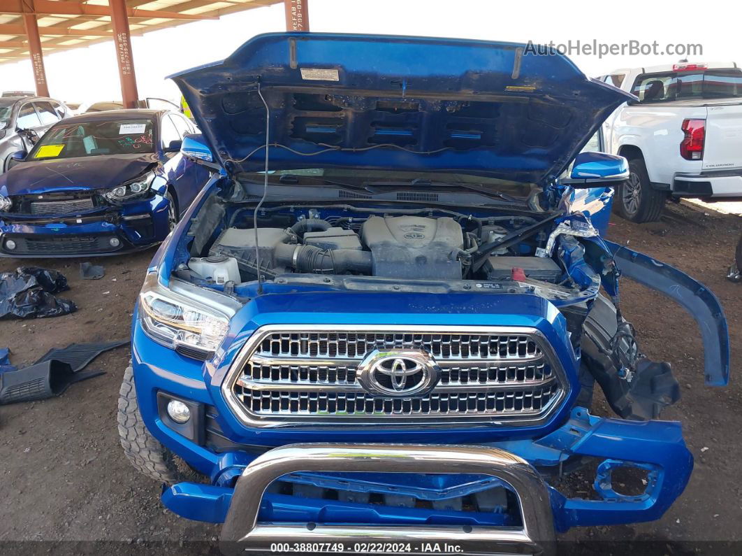 2017 Toyota Tacoma Trd Sport Blue vin: 3TMCZ5AN8HM052026