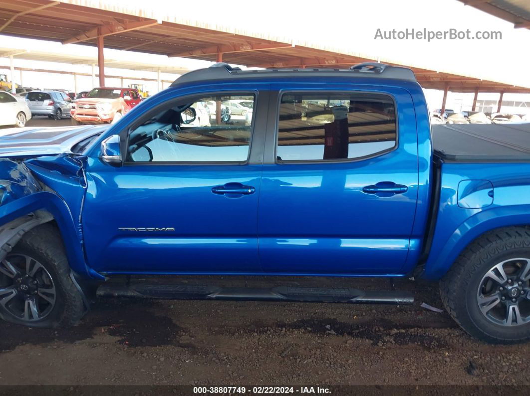 2017 Toyota Tacoma Trd Sport Синий vin: 3TMCZ5AN8HM052026