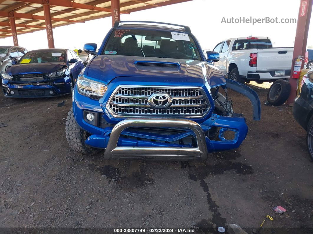 2017 Toyota Tacoma Trd Sport Blue vin: 3TMCZ5AN8HM052026