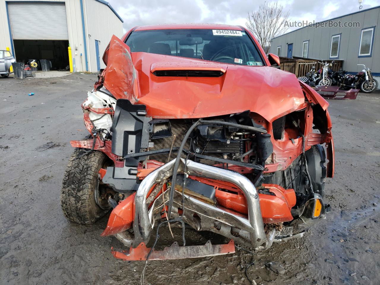 2017 Toyota Tacoma Double Cab Orange vin: 3TMCZ5AN8HM095104