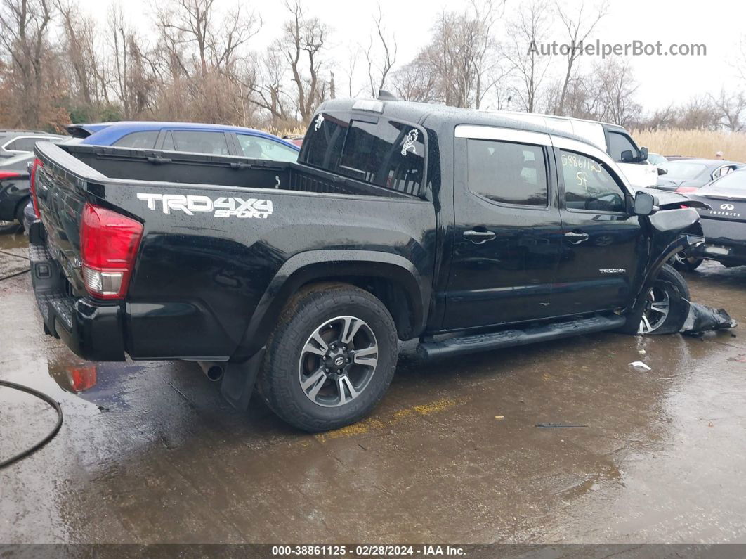 2017 Toyota Tacoma Trd Sport Черный vin: 3TMCZ5AN8HM099864