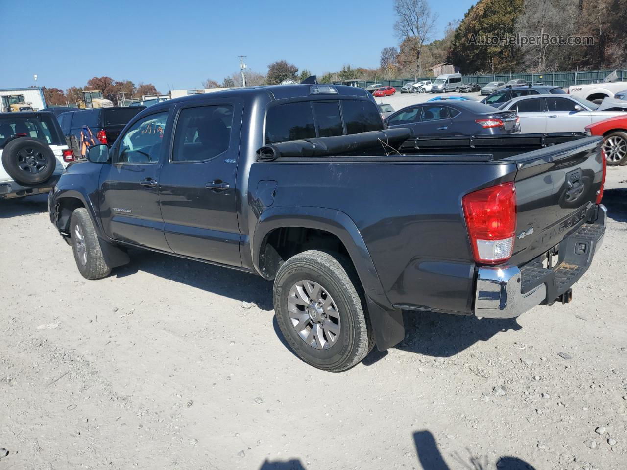 2017 Toyota Tacoma Double Cab Charcoal vin: 3TMCZ5AN8HM107252