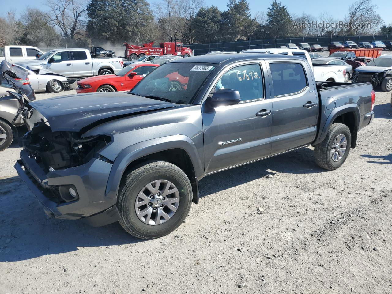 2017 Toyota Tacoma Double Cab Charcoal vin: 3TMCZ5AN8HM107252