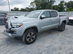 2019 Toyota Tacoma Double Cab Silver vin: 3TMCZ5AN8KM198000