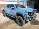 2019 Toyota Tacoma Double Cab Синий vin: 3TMCZ5AN8KM215622