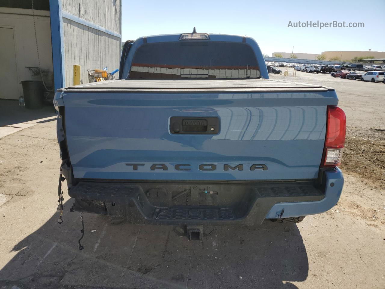 2019 Toyota Tacoma Double Cab Blue vin: 3TMCZ5AN8KM215622