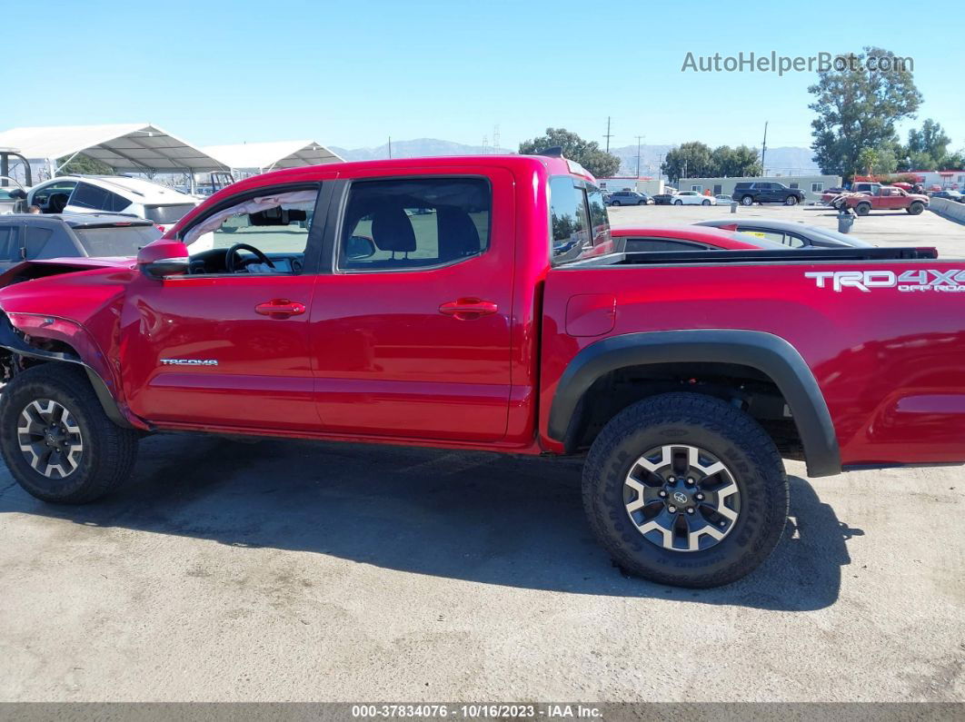 2019 Toyota Tacoma Trd Off Road Red vin: 3TMCZ5AN8KM246403