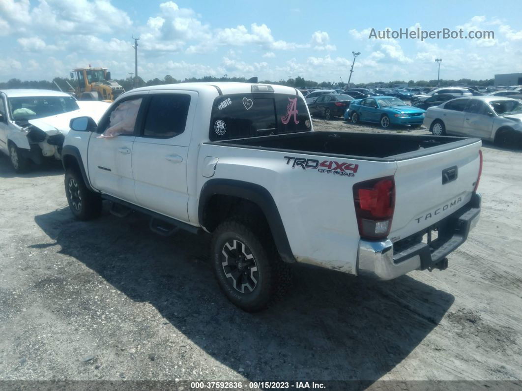 2019 Toyota Tacoma 4wd Sr/sr5/trd Sport White vin: 3TMCZ5AN8KM254937